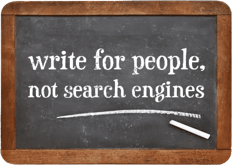 Optimize for people, not search engines